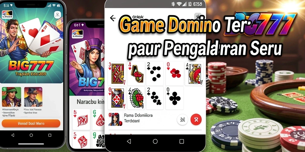 Tampilan menarik dari gameplay Domino yang seru!