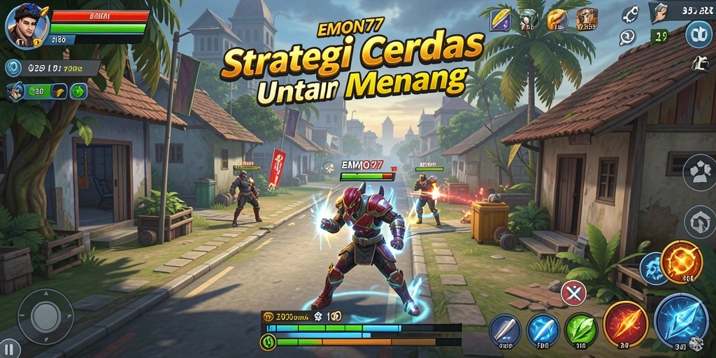 Tampilan menawan dari gameplay EMON77 dengan elemen strategi.