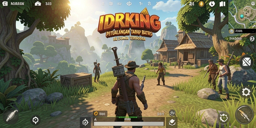Tangkapan layar menampilkan gameplay yang mendebarkan dalam dunia terbuka.