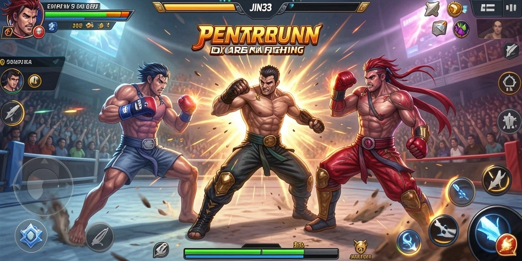 Gameplay cepat dan mendebarkan di JIN33 dengan aksi pertarungan yang intens.