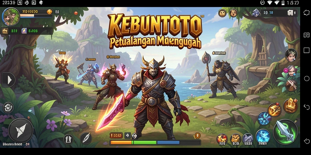 Tampilan gameplay KEBUNTOTO yang mendebarkan di dunia RPG.