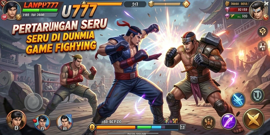 Screenshot LAMPU777 menampilkan pertarungan seru penuh aksi.