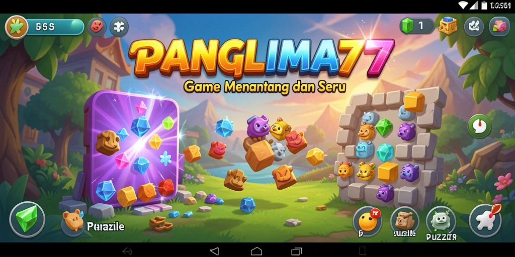 Tampilan gameplay menantang dari PANGLIMA77.