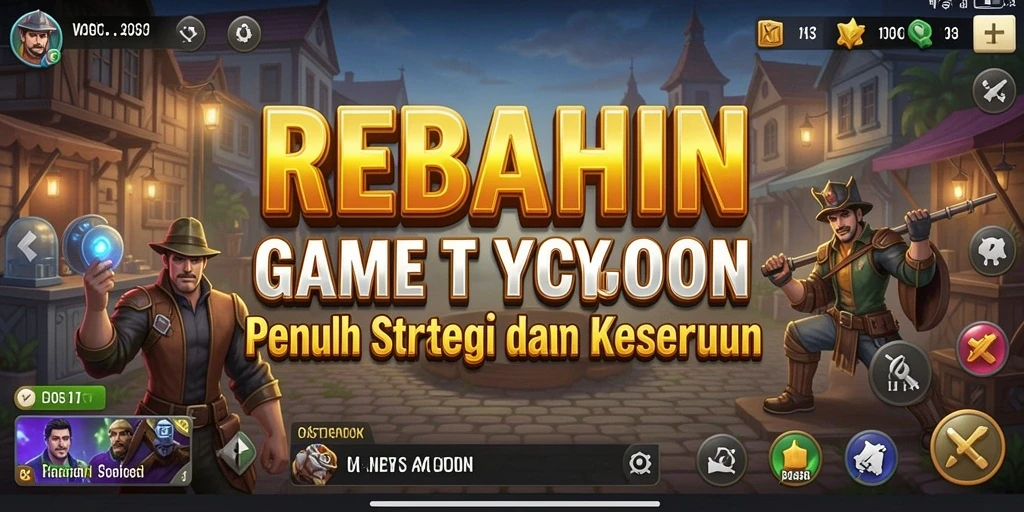 Tampilan gameplay REBAHIN yang mengasyikkan dan penuh strategi.