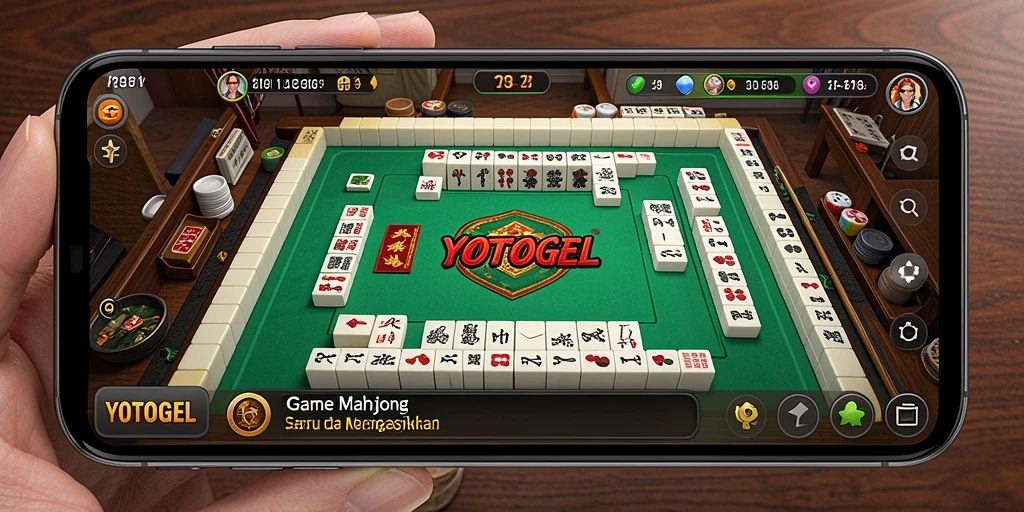Screenshot gameplay YOTOGEL yang menunjukkan keseruan permainan Mahjong.